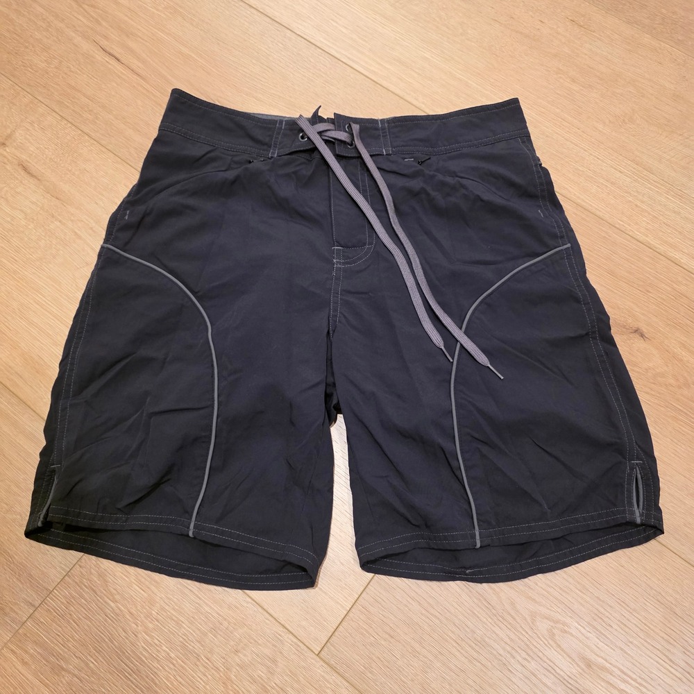 Novara Mens Black Padded Cycling Shorts Mountain Bike MTB Trail Size Small